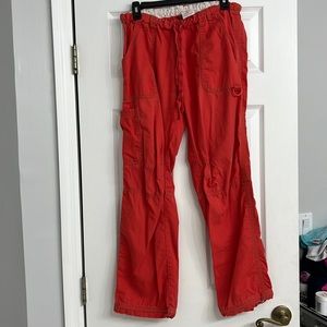 Koi Coral Scrub Pants